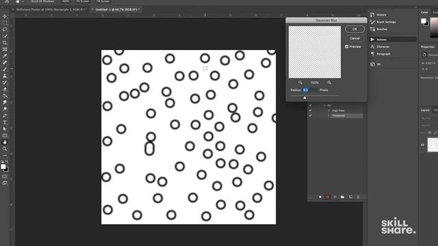 Photoshop Actions Tutorial: Learn to Create an Abstract Background or Pattern смотреть онлайн