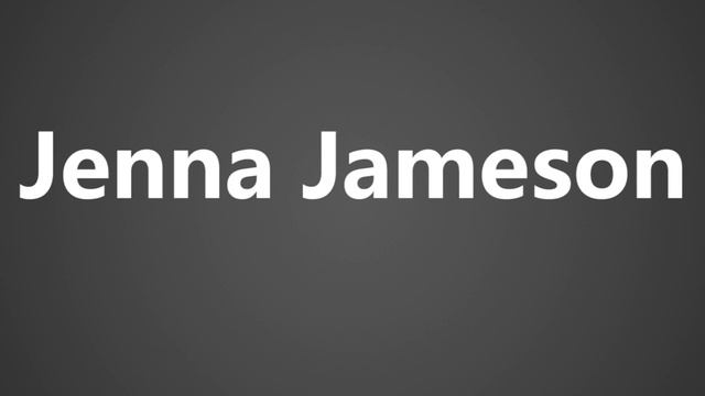 How To Pronounce Jenna Jameson смотреть онлайн