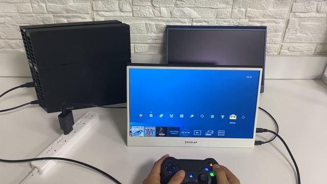 Z15ST Portabe monitor connect PS4 смотреть онлайн