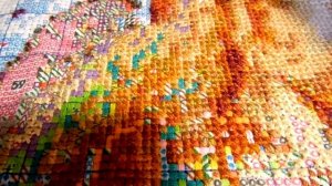 Вышивка на канве с рисунком. Маленькие советы. Метровая канва при вышивке на руках