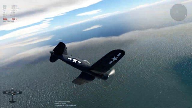 War Thunder - 1.71 Dev Server - F4U-4 Test Flight смотреть онлайн