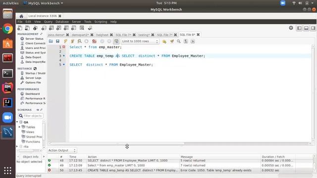 Interview question 3 (first Method)- Query to remove duplicate rows from table смотреть онлайн