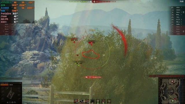 World of Tanks : GTX 1050 Ti 4GB ( Ultra Graphics ) смотреть онлайн