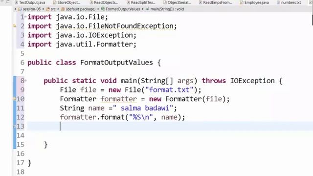 Session #4 CMPS251 Java Review of Files , Input and Output Streams смотреть онлайн