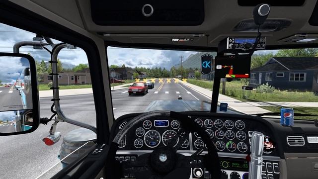 American Truck Simulator ( ATS ). Cat C-16 1000HP Versus 154 Tons load. Fight #2 ! смотреть онлайн