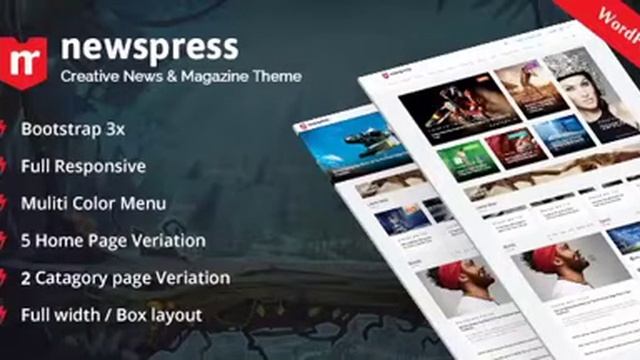 NewsPress - Responsive News / Magazine WordPress Theme | Themeforest Website Templates and Themes смотреть онлайн