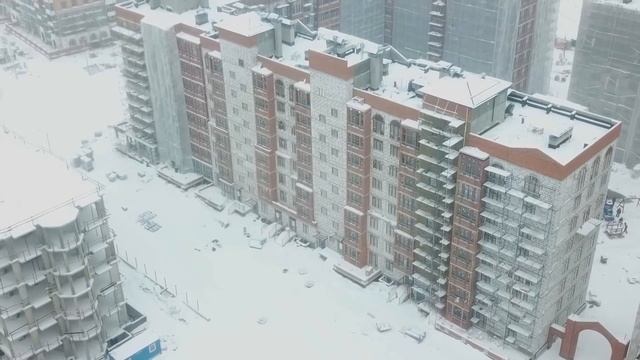 Облет над ЖК Митино-О2 20 января 2018 смотреть онлайн