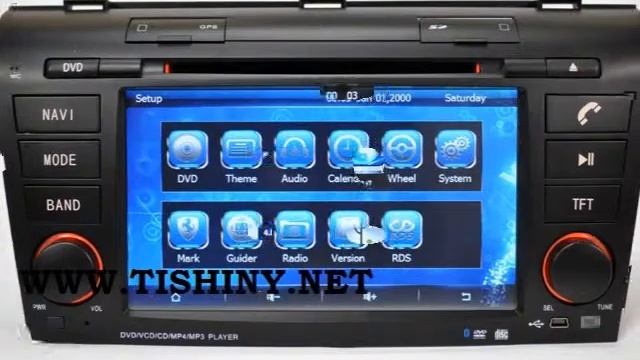 Mazda 3 2004-2009 мультимедийная система NEW смотреть онлайн