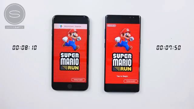 تحدي السرعه بين 8 IPhone x and Samsung Galaxy Note смотреть онлайн