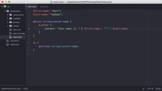 Sass Tutorial for Beginners - Learn SCSS - Sass Crash Course - #14 - String Operations смотреть онлайн