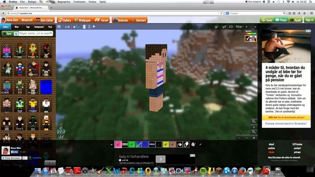 viser hvordan man laver sit eget minecraft skin смотреть онлайн