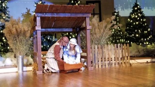 Рождественская сценка церковь Snellville GA смотреть онлайн