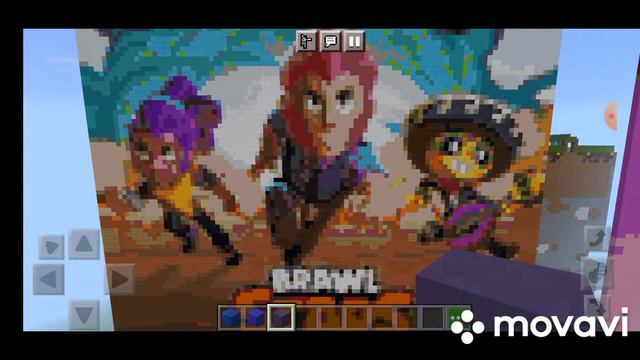Картинка Brawl Stars в Minecraft смотреть онлайн