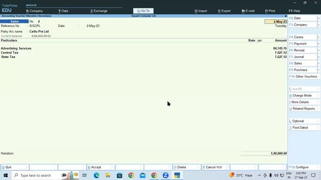 How to Set Password In Tally Prime | GIT Education смотреть онлайн