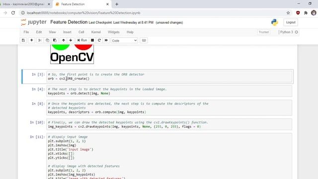 Feature detection using Oriented FAST and Rotated BRIEF ORB Algorithm in OpenCV with Python смотреть онлайн