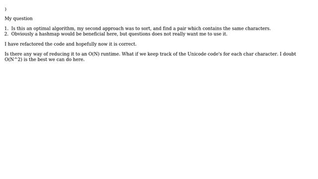 Code Review: Checking if a string contains all unique characters (2 Solutions!!) смотреть онлайн