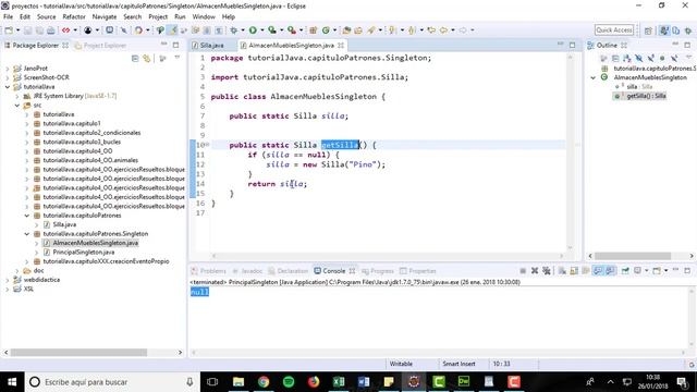 X01 - Tutorial Java - Patrones de diseño - Singleton смотреть онлайн