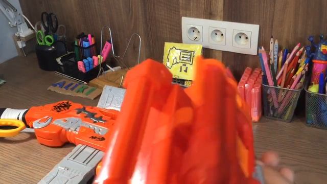 Обзор на Бластер Nerf/ Nerf Scravenger/ Нерф Выживший