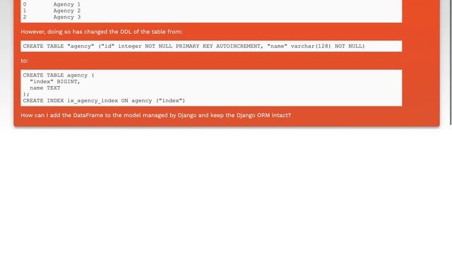 How to write a Pandas Dataframe to existing Django model смотреть онлайн