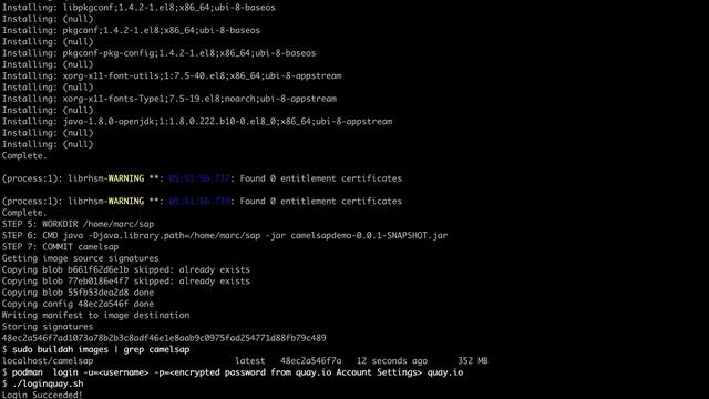 7 - CodeReady Containers - OpenShift 4.1 - Fuse/Camel/SAP quickstart смотреть онлайн