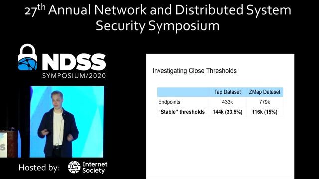 NDSS 2020 Detecting Probe-resistant Proxies смотреть онлайн