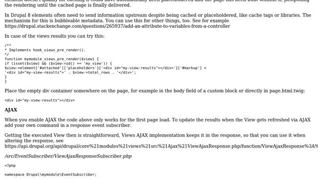 Drupal: Fetch view results from mymodule_preprocess_page hook (2 Solutions!!) смотреть онлайн