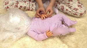 Распаковка куклы реборн / Silicone Baby Box Opening / полностью силиконовый реборн