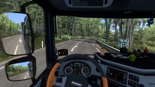 Euro Truck Simulator 2 | DAF XF 520CP | Bourges ?? to Reims ?? | Vive la France DLC Map смотреть онлайн