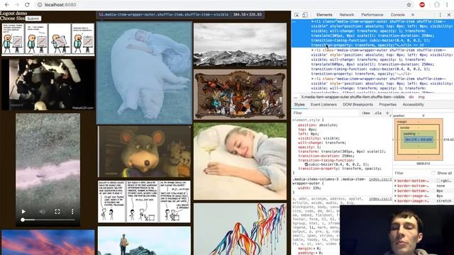 14. Компонент Layout, включение-выключение боковой панели, прогресс за неделю смотреть онлайн