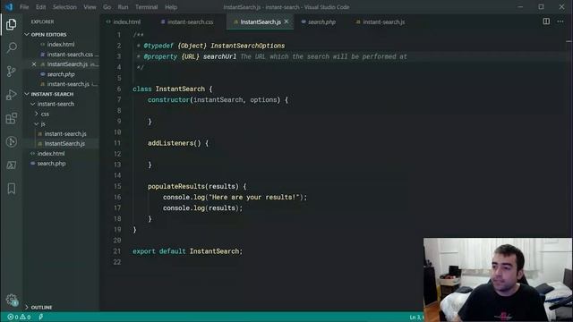 Instant Search Bar in JavaScript - HTML, CSS & JavaScript Tutorial (Project) смотреть онлайн