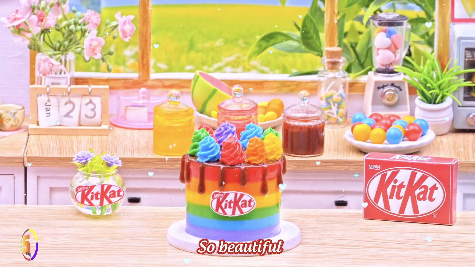 Удивительный торт KitKat _ Вкусные рецепты шоколадного торта. Маленький шоколадный торт смотреть онлайн