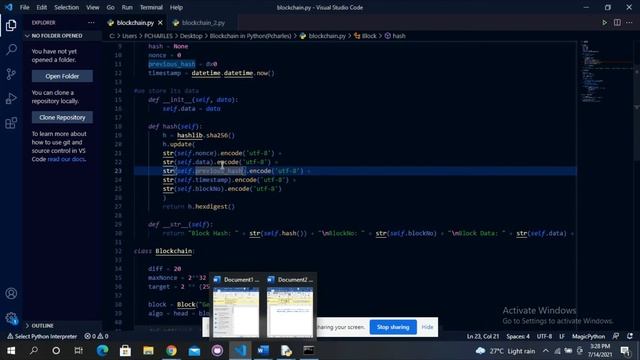 Building Blockchain System Using Python смотреть онлайн
