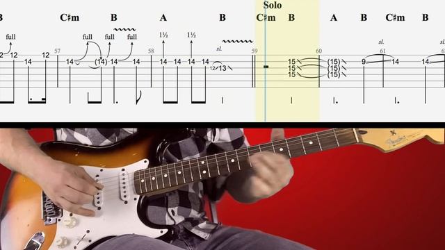 All Along the Watchtower - Jimi Hendrix (Табулатура) Guitar Tutorial TABS смотреть онлайн