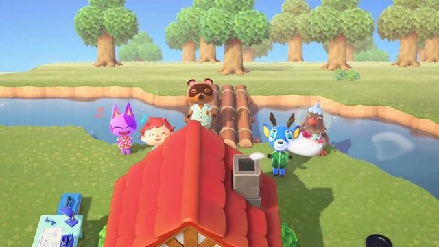 Animal Crossing : New Horizon #1 - Récolte d’Étoiles Filantes смотреть онлайн