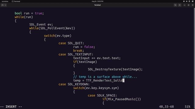 SDL2 Text Input смотреть онлайн