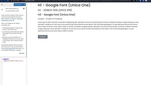 Google Fonts DSGVO konform in Elementor einbinden - Alternative Methode (Kostenlos & ohne Plugins) смотреть онлайн