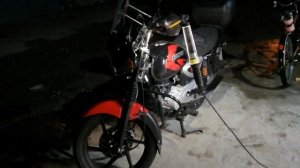 Bajaj Boxer bm 150 просверлил глушитель. Первые впечатления