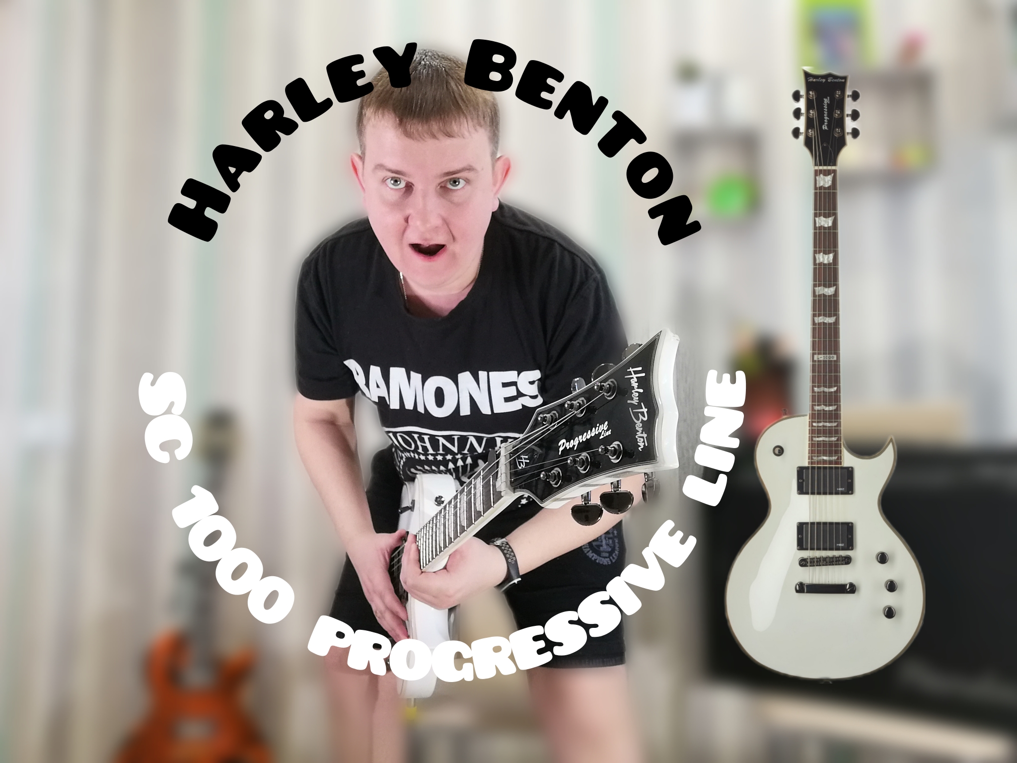 ОБЗОР электрогитары Harley Benton SC 1000 Progressive Line смотреть онлайн