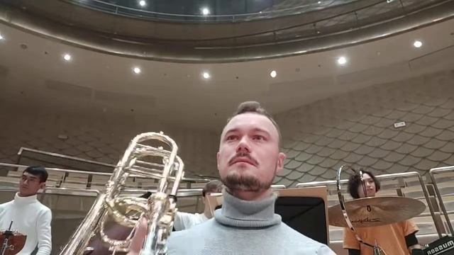 Léo Delibes, Coppélia - bass trombone and tuba excerpt rehearsal смотреть онлайн