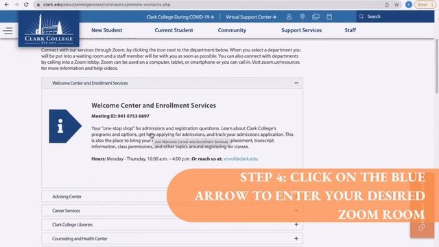Welcome Center Zoom Room Video смотреть онлайн