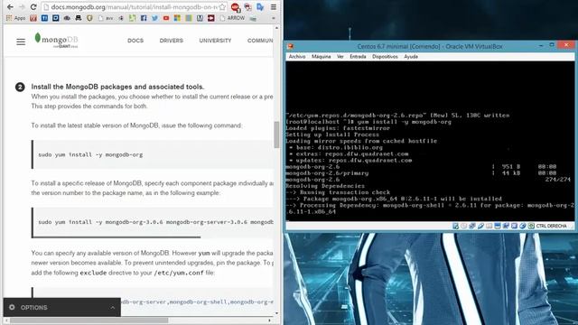 Como instalar mongodb 2.6 en CentOS 6.7 смотреть онлайн