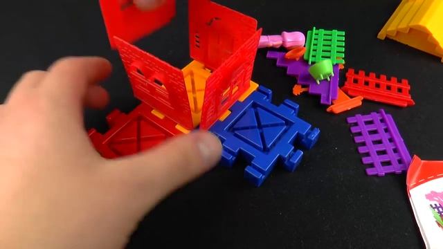 Собираем Развивающий Конструктор Детский Городской Стиль Play the Game Building Toy смотреть онлайн