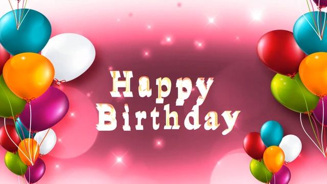 Happy Birthday- футаж смотреть онлайн