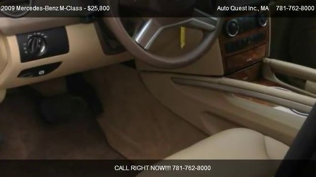 2009 Mercedes-Benz M-Class ML350 4Matic - for sale in NORWOOD, MA 02062 смотреть онлайн