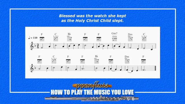 Virgin-born we kneel before Thee (CATHOLIC SHEET MUSIC, LYRICS, GUITAR CHORDS) (Flute Cover) смотреть онлайн