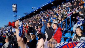 Туман исполняют на Воронежском стадионе. Факел Воронеж - Ахмат Грозный. 16.04.2023.