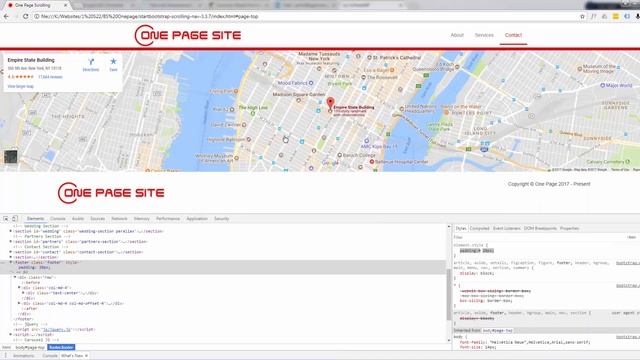 Bootstrap one page scrolling site part 16 - Twitter Bootstrap смотреть онлайн