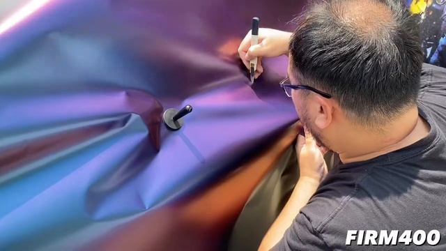 INFINITI G35 FULL WRAP WITH AVERY SATIN RUSHING RIPTIDE CYAN PURPLE VINYL EPISODE 1 смотреть онлайн