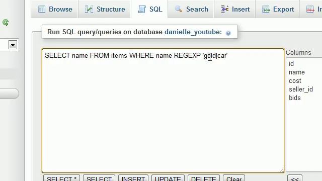 MySQL Database Tutorial - 15 - Regular Expressions смотреть онлайн