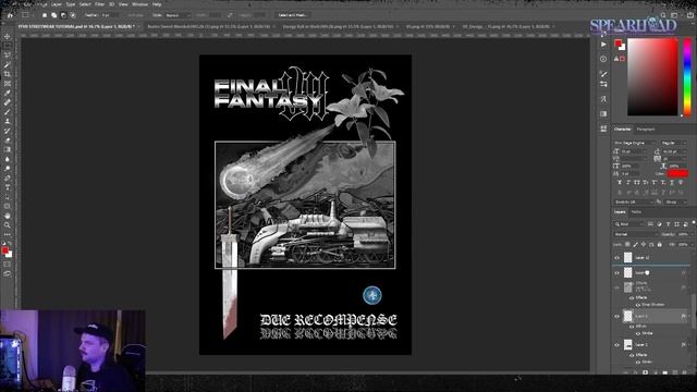 How To Design Streetwear EASY! - Adobe Photoshop смотреть онлайн